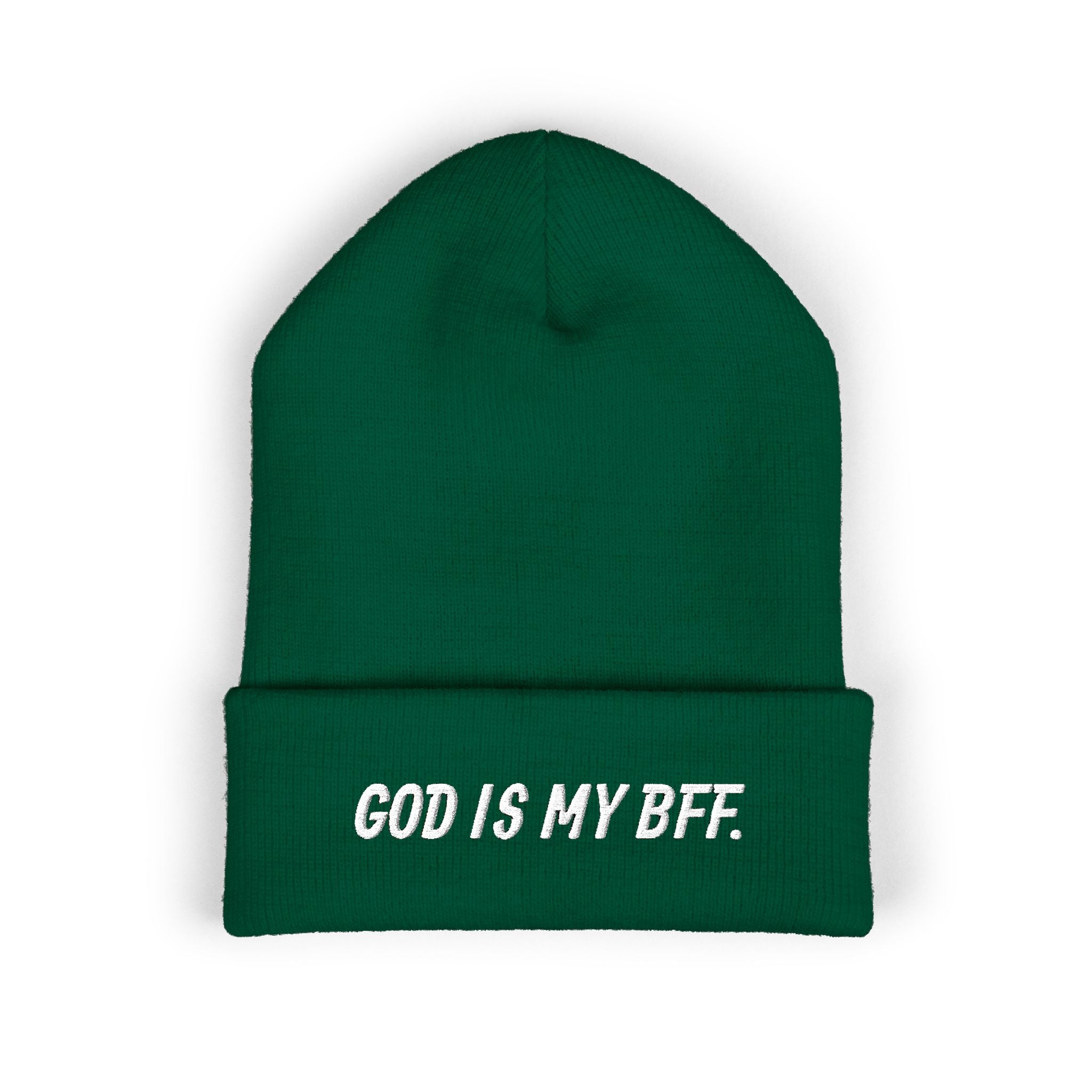 God Is My BFF Embroidered Beanie