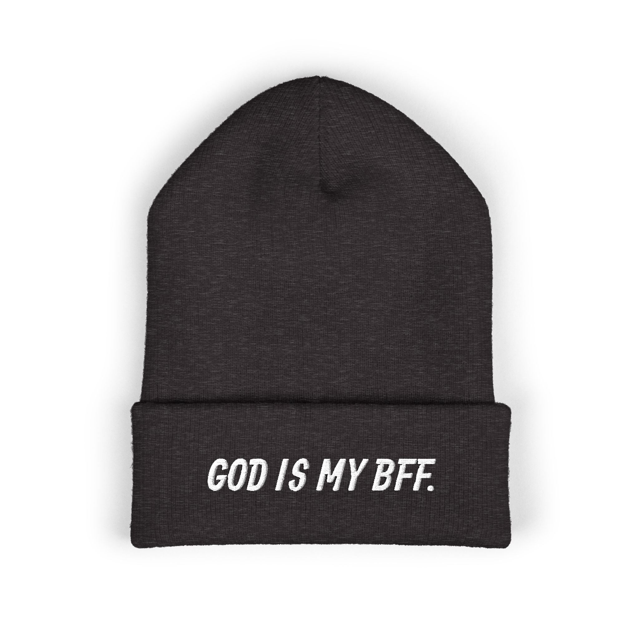 God Is My BFF Embroidered Beanie