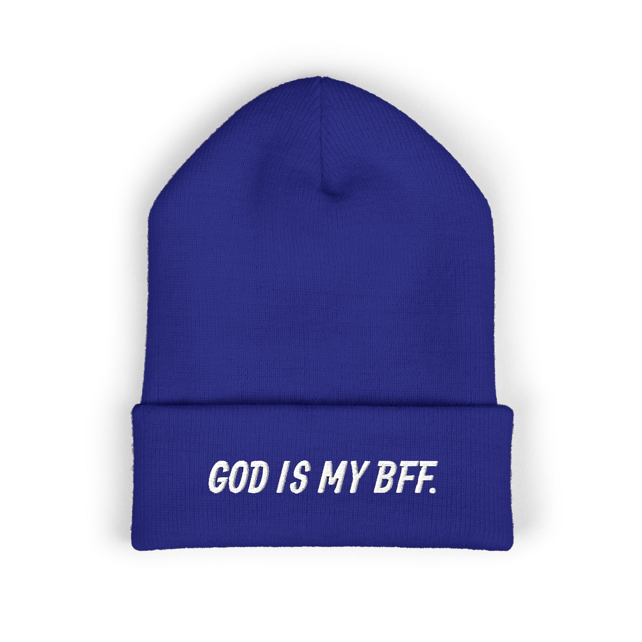 God Is My BFF Embroidered Beanie