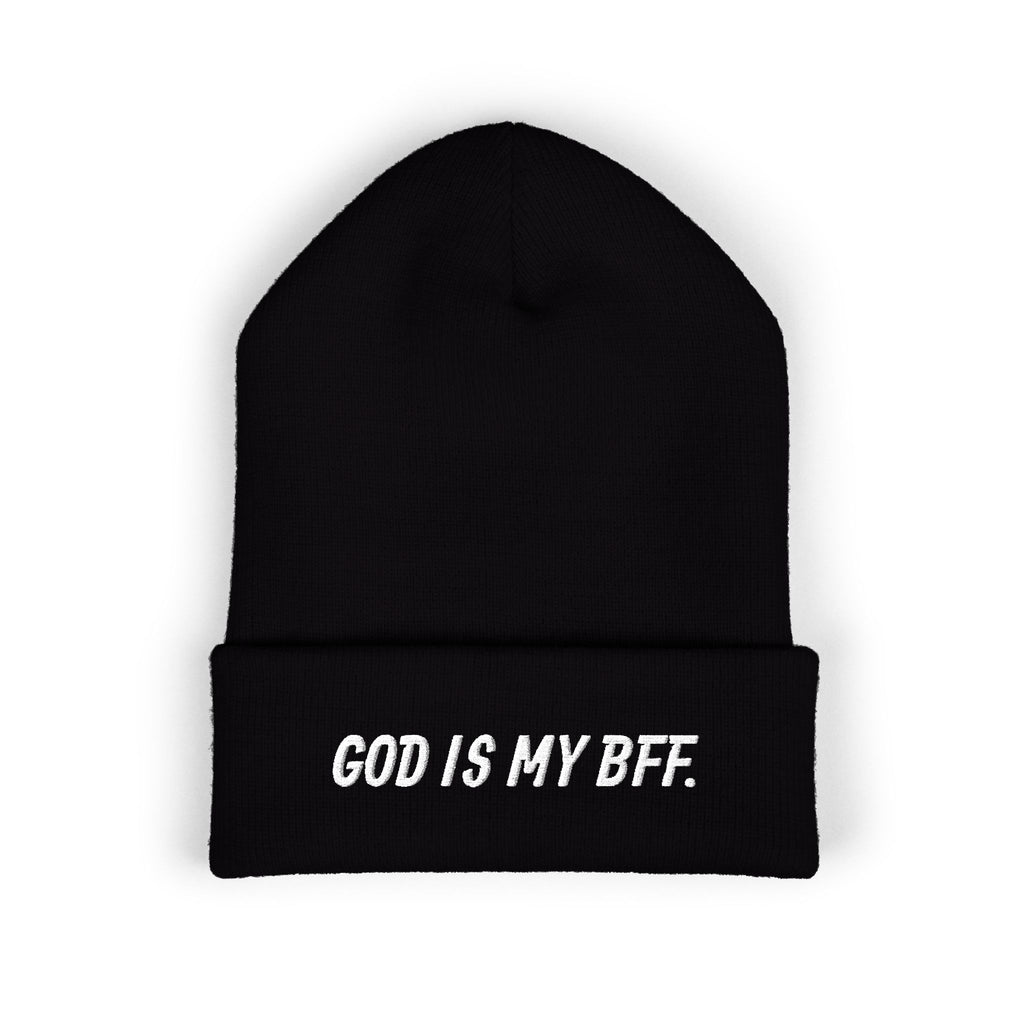 God Is My BFF Embroidered Beanie